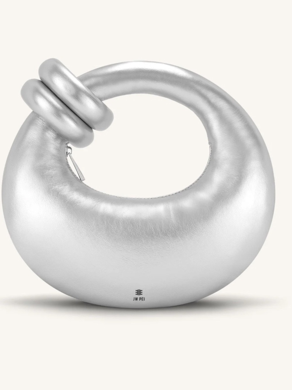 Abacus Top Handle Bag - Silver